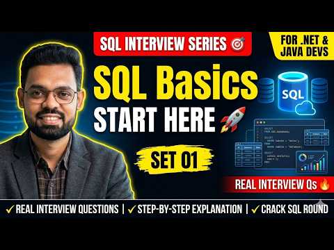 Part 1 | SQL Basics Explained | SQL Interview Preparation Series 2026 | .NET & Java Full Stack Devs
