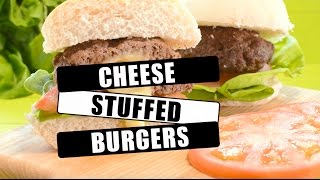 Cheese Stuffed Burgers