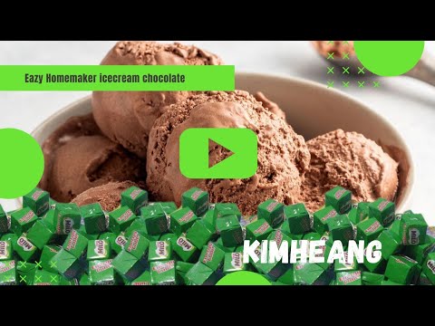 Video Milo ice Cream (how to make ice cream)/kimheang/ - youtube