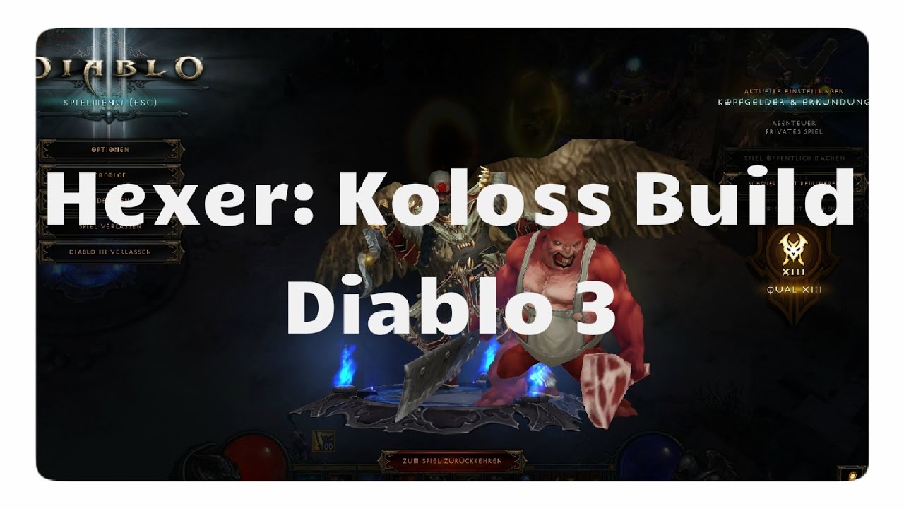 Diablo 3 - Hexendoktor: Der Koloss Build (Höllzahnharnisch-Set)