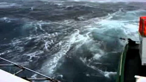 Hurricane Igor aboard F/V Hannah Boden