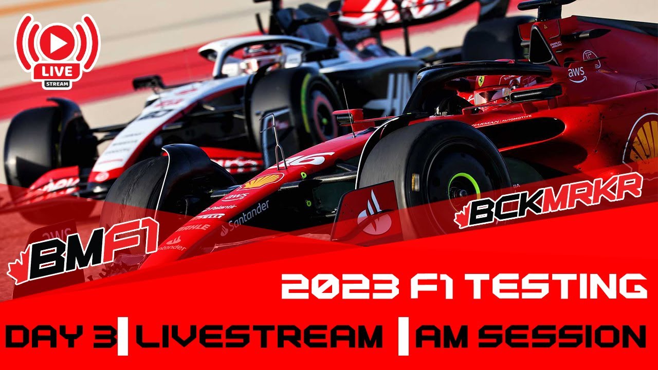 f1 testing livestream