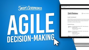 SMART GOVERNANCE: Agile Decision Making for the modern Enterprise