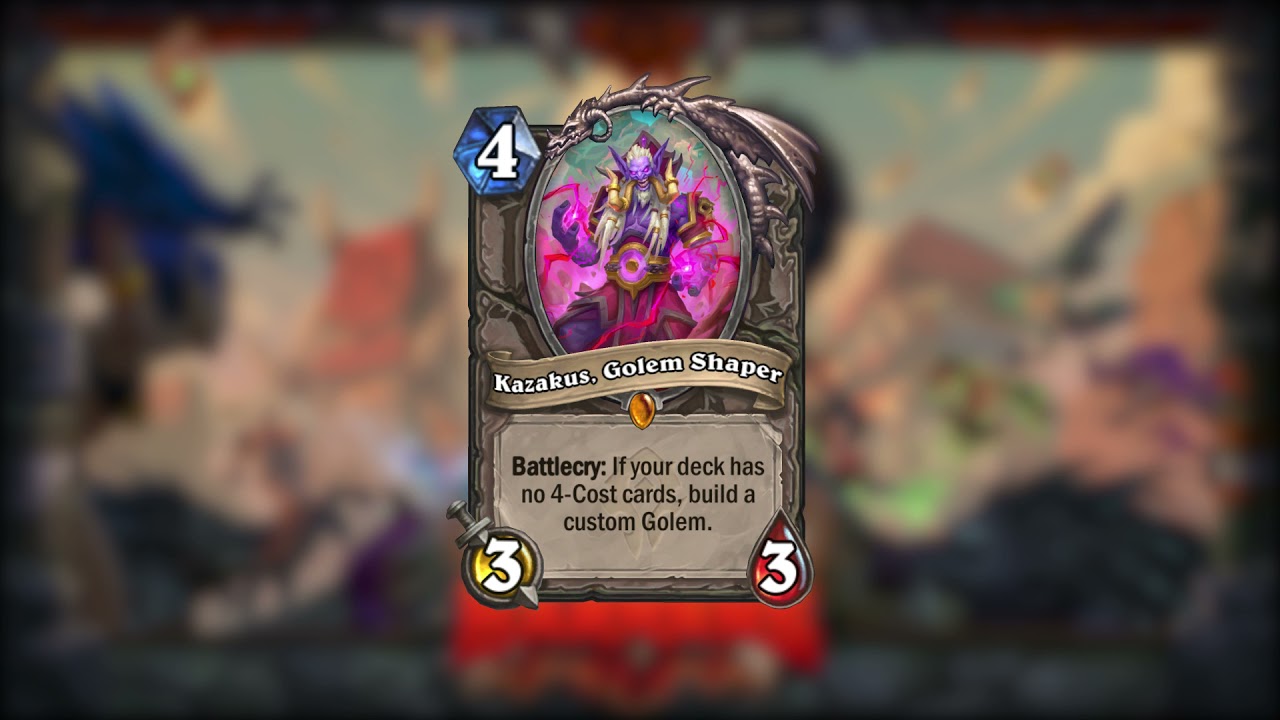 Hearthstone - German - Golemformer Kazakus Sprachleitungen (Kazakus, Golem Shaper Voice Lines)