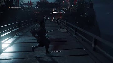 Cross the bridge to save your uncle - Ghost of Tsushima