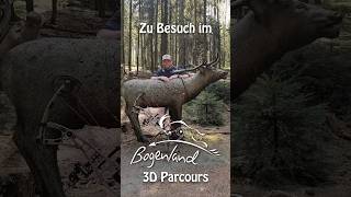 First time shooting a 3D Parcours - The Dragon X10 took some foam animals 💪 #archery