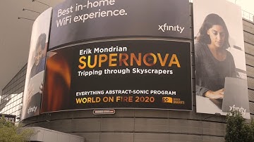 My Second Life Videos on the Big Screen at Supernova 2020 (footage courtesy of Denver Digerati)