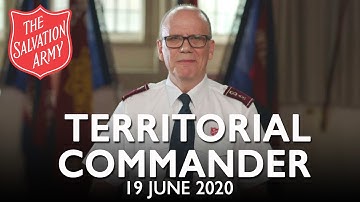 A message from The Territorial Commander | The Salvation Army