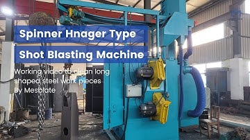 Spinner Hanger Shot blasting Machine Working Video - Q37 Series