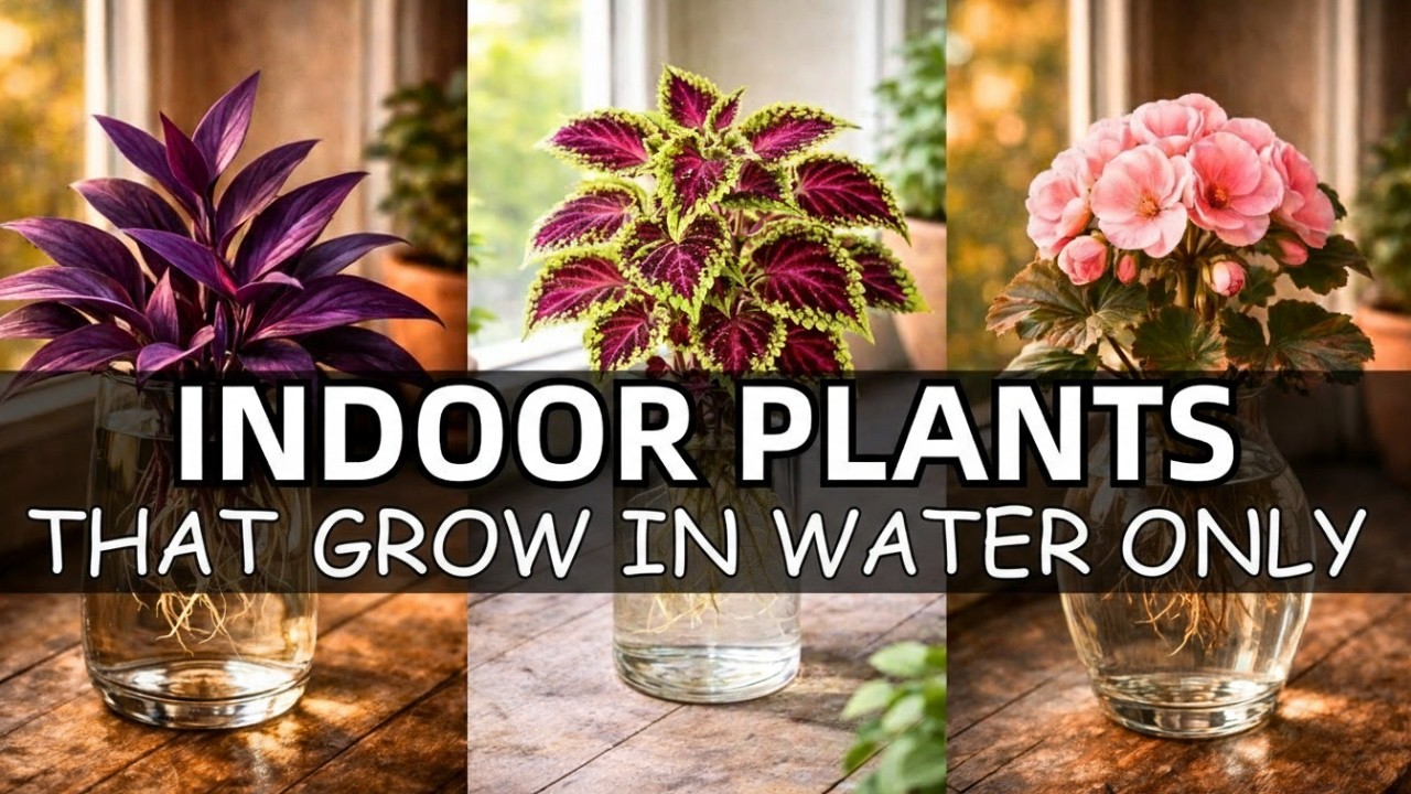 15 Indoor Plants That Thrive In Only Water - No Soil Needed!