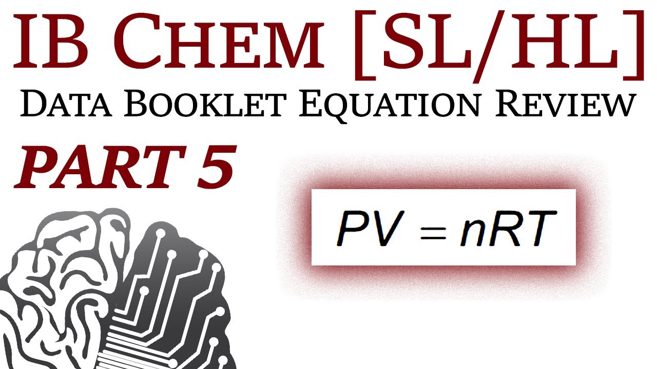 IB Chemistry 2025-2033 Exam Review - Data Booklet Equation 5 - SL/HL ...