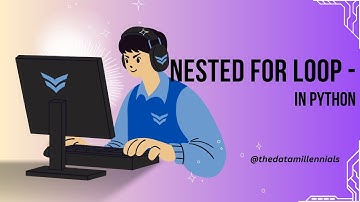 Nested For loop | Nesting of For loops | How to use Nested For Loops in Python | #nestedforloop