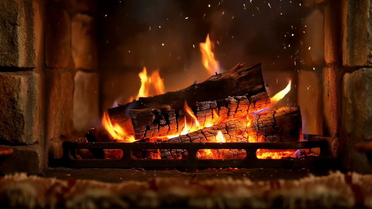 4K Şömine Keyfi | Cinematic #fireplace #şömine