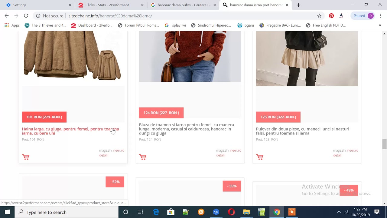 Hanorace de iarna dama