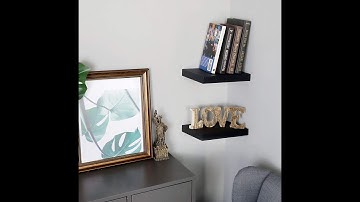 Welland Floating Shelves Wall Mounted Shelf with 7.1 Onkyo HTS 6100 home theater speaker system