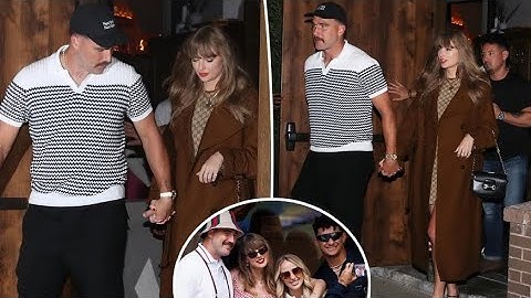Taylor Swift and Travis Kelce enjoy double date with Patrick and Brittany Mahomes after US Open out
