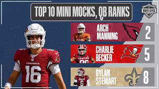 Top 10 MINI MOCKS, Re-Ranking the TOP 8 QBs in the 2027 NFL Draft