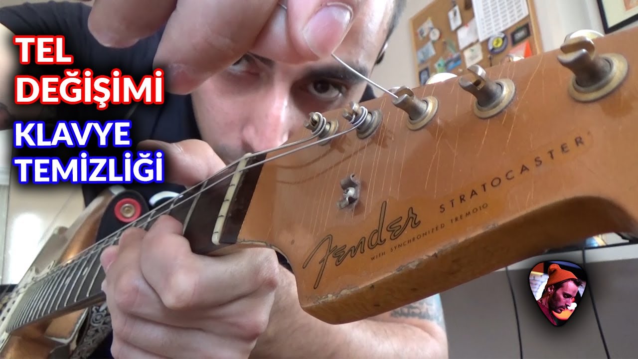 Strat Tel Değişimi ve Gül Ağacı Klavye Temizliği (Vintage Burgu)