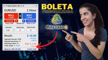 BOLETA para MT5, semelhante a do Profit Chart COM ENVIO DE ORDEM OCO E TOTALMENTE GRATUITA.