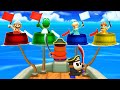 『マリオパーティ100 ミニゲームコレクション』ミニゲームマリオVsデイジーVsヨッシーVsロゼッタ(COM最強 たつじん)