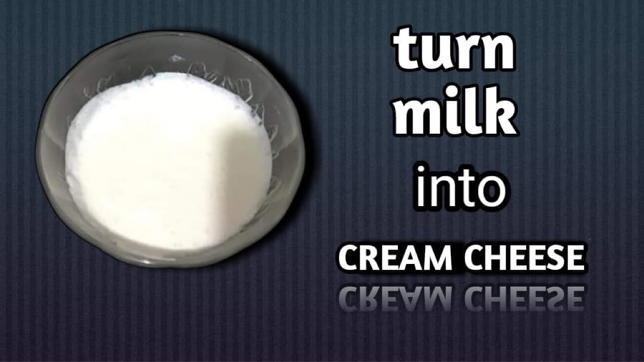 // TURN MILK INTO CREAM CHEESE // YouTube