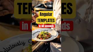 Angular in 60 Seconds #3 - Angular templates | Quick & Unique Angular Shorts