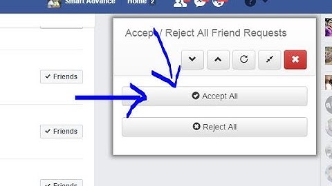 How to accept all facebook friend request in one click in hindi