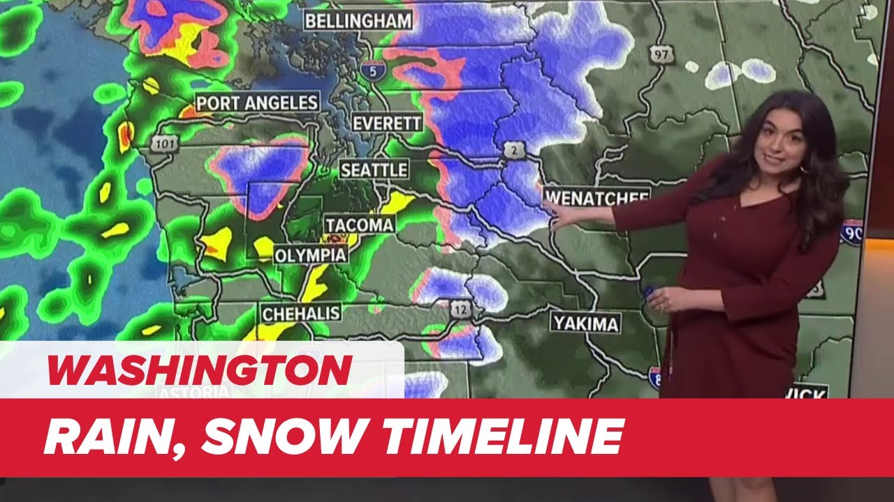 Rain on the way, snow level dropping | Washington Weather Update - YouTube
