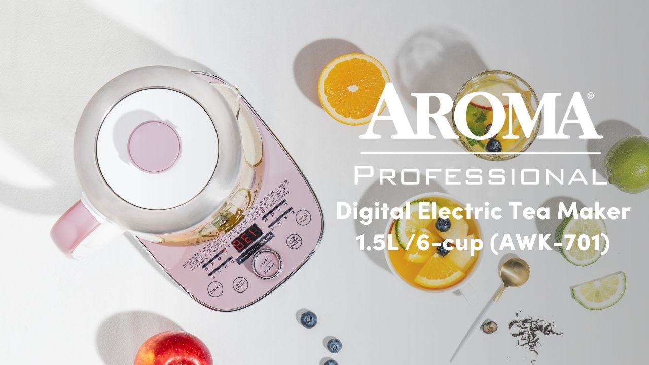 AROMA 【Low Price Guarantee】Multi Function Glass Electric Water