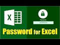 Password for Excel | How to set password to Excel Worksheet | Excel Password | Encrypt with Password