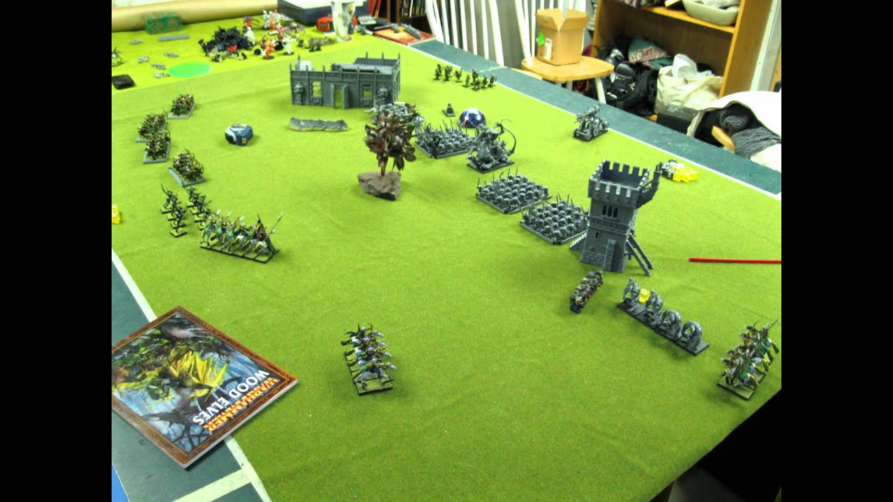 Wood Elves vs Skaven 1500 points 2011 01 15 YouTube