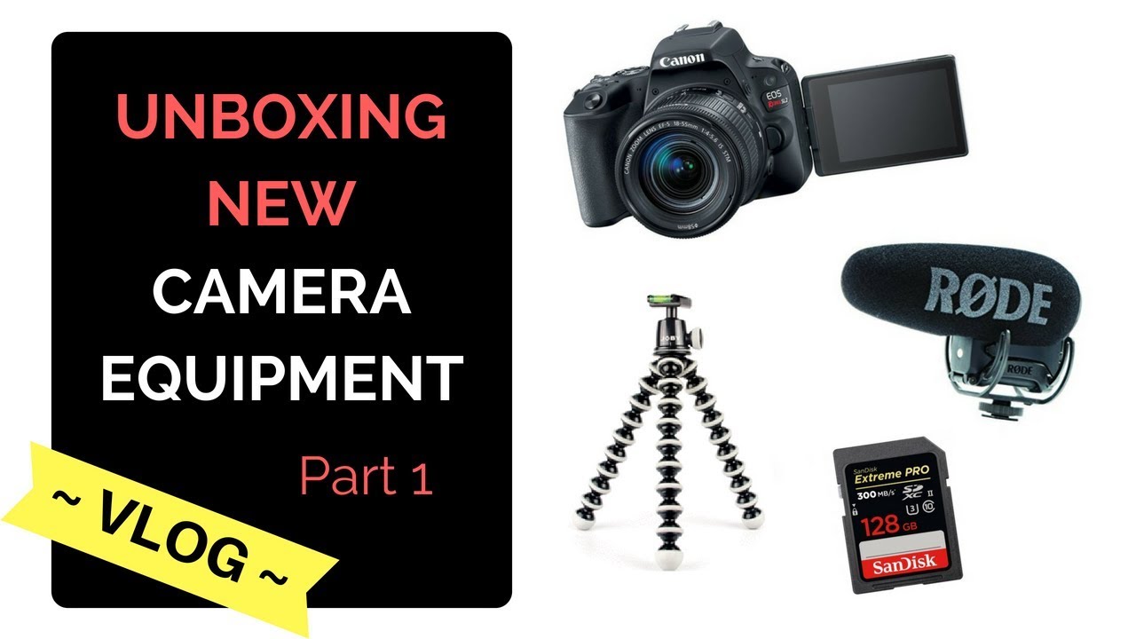 Canon 200D Unboxing Plus DSLR Accessories Must Have YouTube