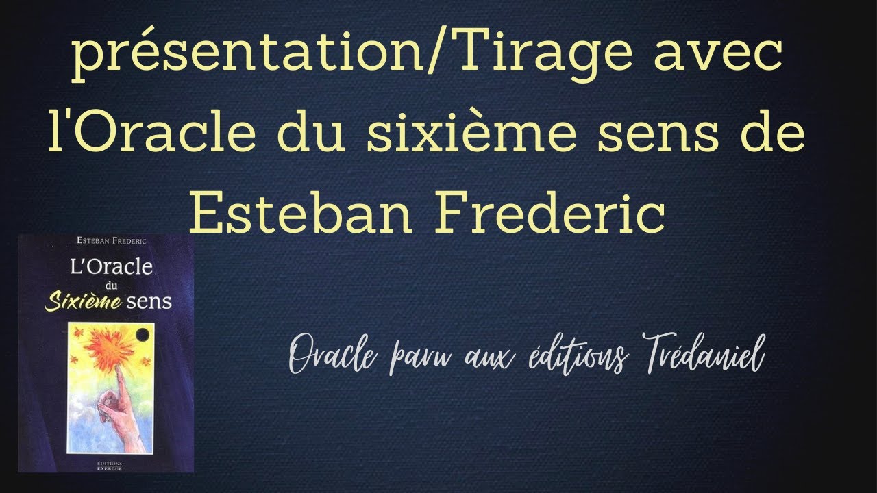 Oracle Du Sixième Sens Tirage Gratuit