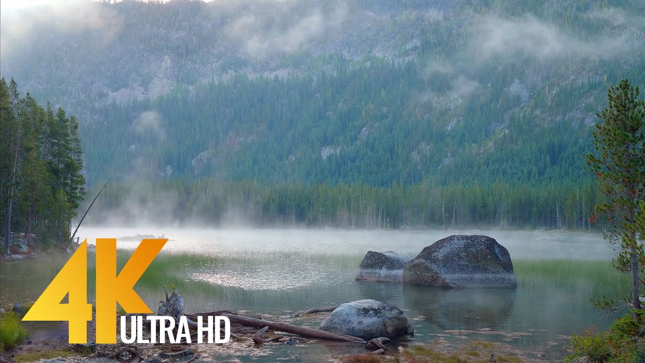 Snow Lakes Hiking  The Enchantments - 4K Nature Relax Video from Washington State