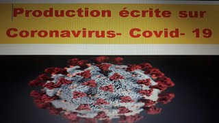 #Coronavirus Production écrite sur le  Coronavirus.// نص حجاجي حول كورونا فيروس