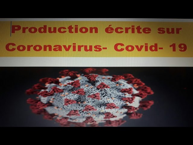 #Coronavirus Production écrite sur le  Coronavirus.// نص حجاجي حول كورونا فيروس