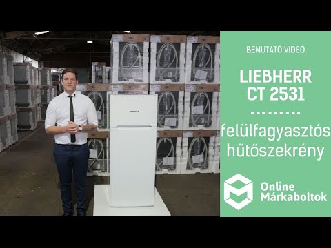 LIEBHERR CT 2531 | Felülfagyasztós hűtőszekrény bemutató videó