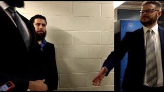 EXCLUSIVE - DAVID WOOD TRIES TO SHAKE HIJABS HAND Resimi