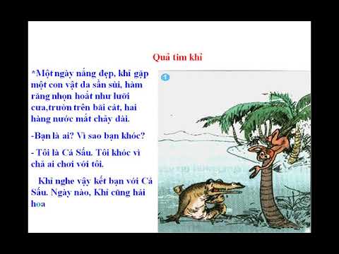 LỚP 2 TUẦN 24 MÔN KỂ CHUYỆN BÀI QUẢ TIM KHỈ
