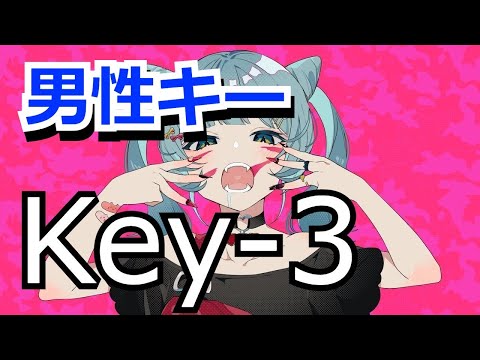 【ボーカル有】 Key－3　アニマル　キー変更　キー下げ