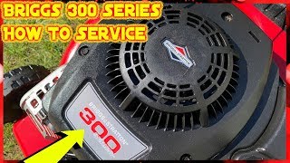 How To Service A Briggs And Stratton 300 Series Petrol Lawnmower