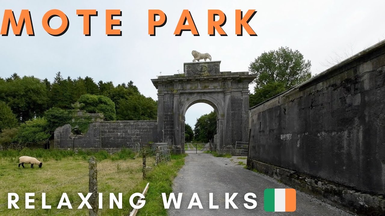 Mote Park - Relaxing Walk - Ireland 🇮🇪☘️