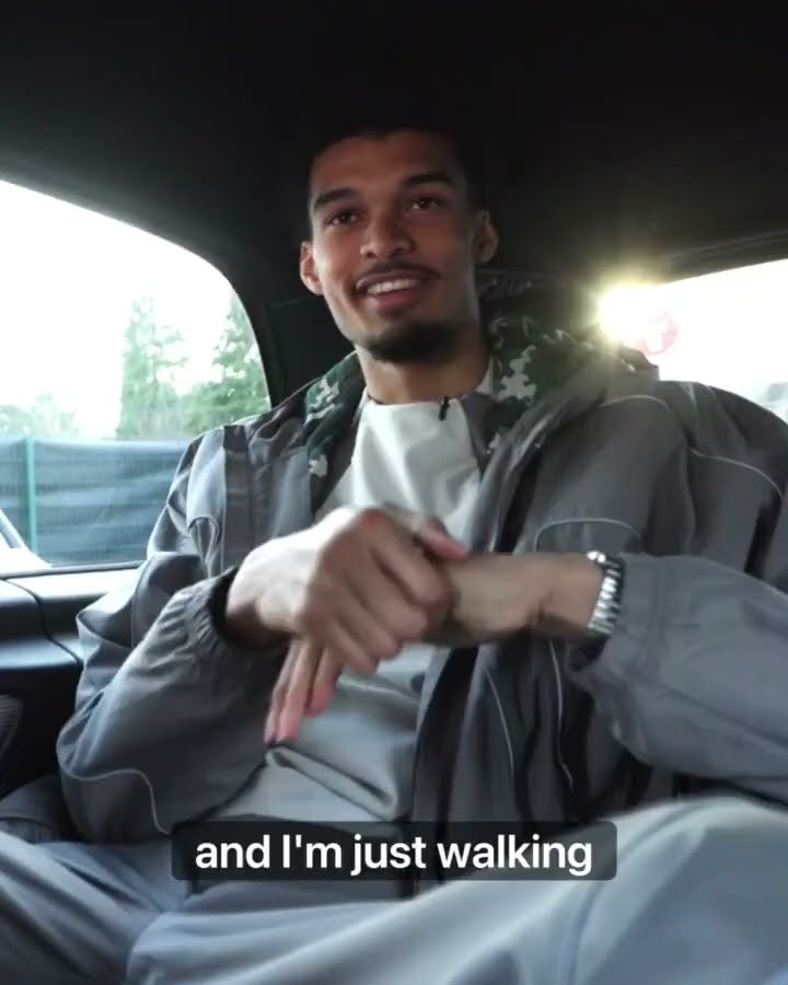 Wemby's excited to be back home for the NBA Paris Games ? (via @nba/TT)
