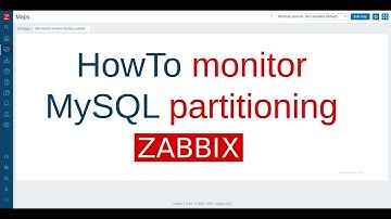 HowTo monitor MySQL partitioning, Zabbix