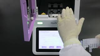 Nous 30V fully automatic molecular diagnostic system instructions on running two cartridges
