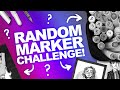 A ONE, TWO, AND THREE MARKER CHALLENGE ALL-IN-ONE?!