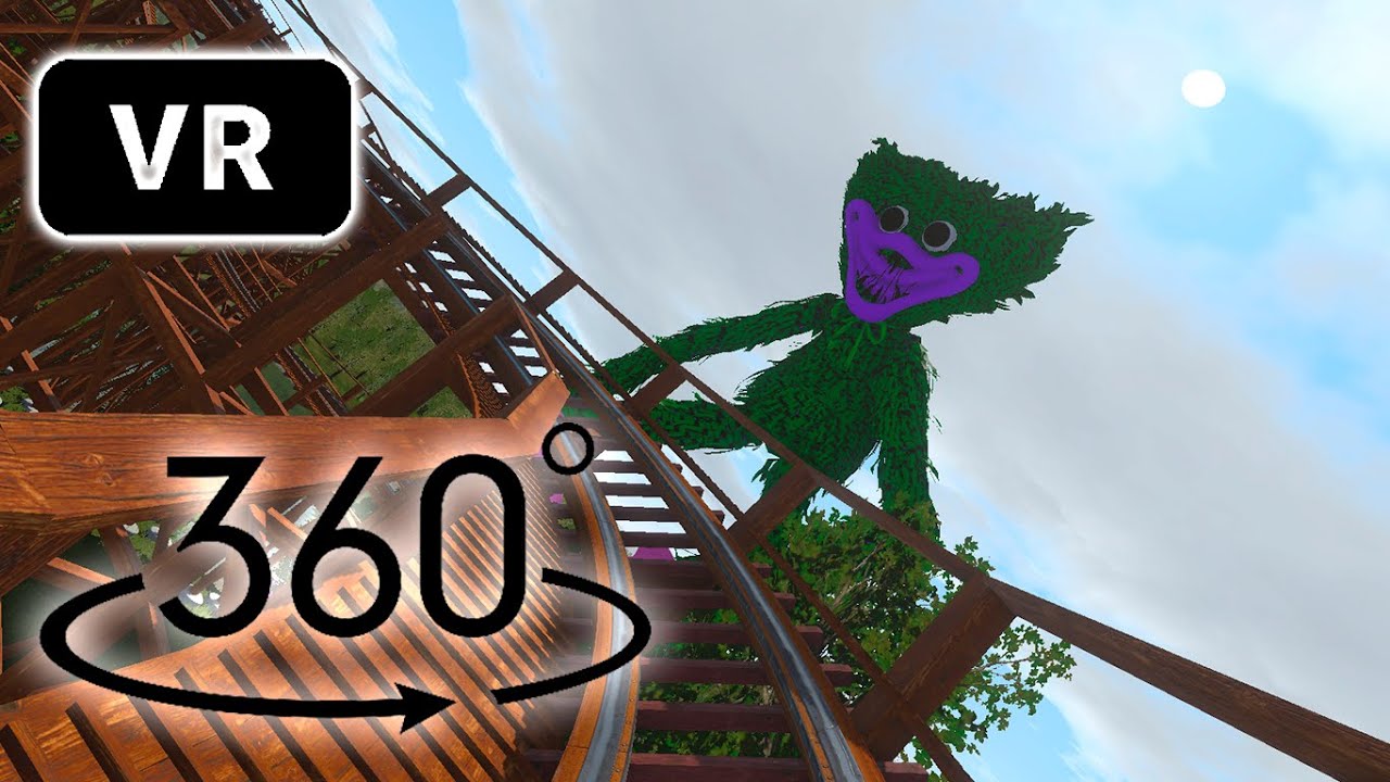 Huggy Wuggy Coaster: The Ultimate VR Scare #viralvideo #360video - YouTube