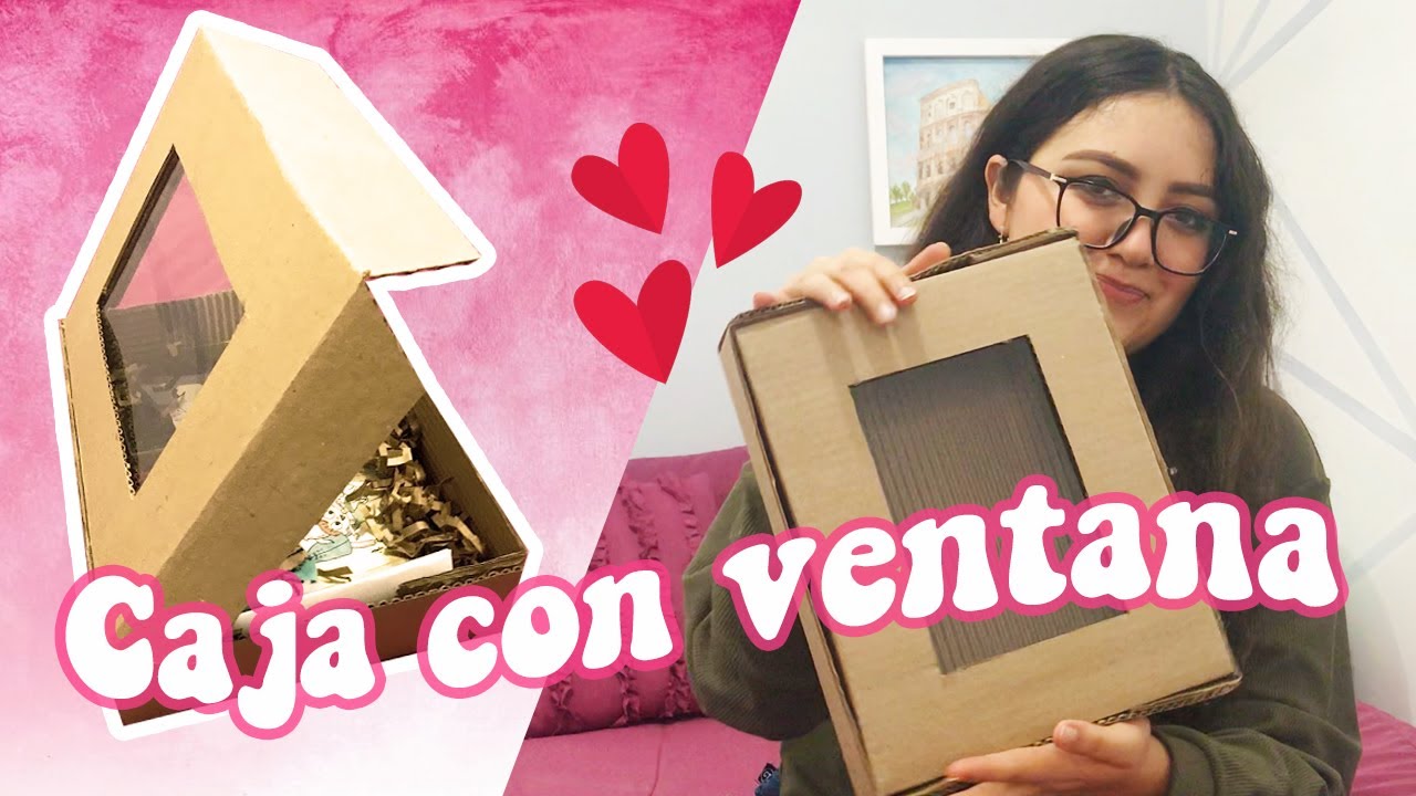 Cartonaje: caja regalo sorpresa. DIY San Valentín 