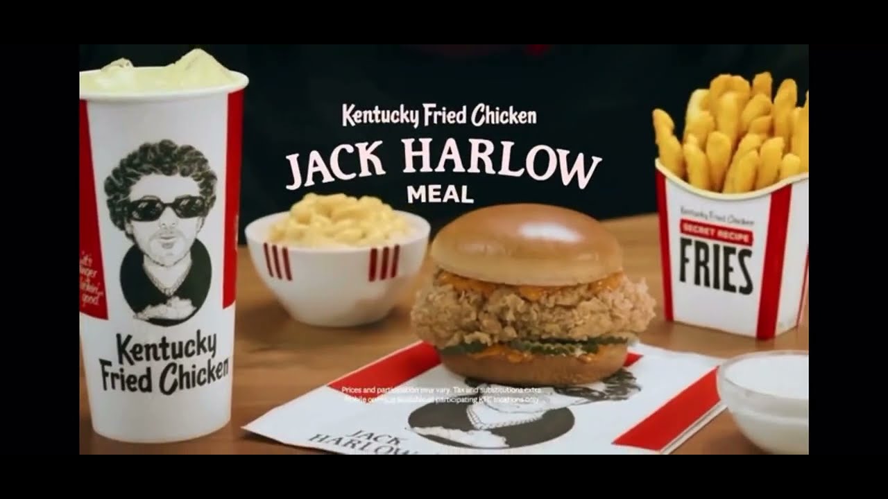 Jack Harlow Meal KFC Commercial 2022