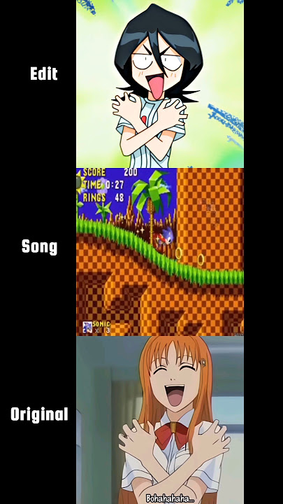 Bohahaha Lauch Original Vs Song Vs Edit. #shorts #anime #memes